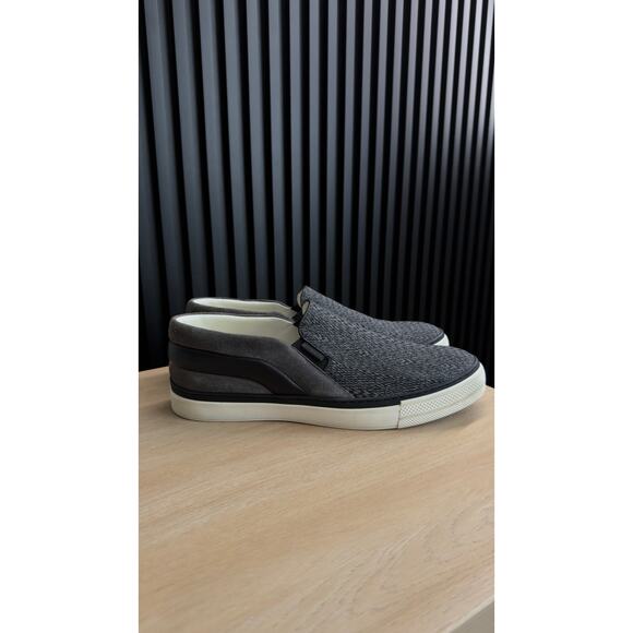 Louis Vuitton Twister Grey Slip-On Sneakers Suede, Wool, Leather main image 5